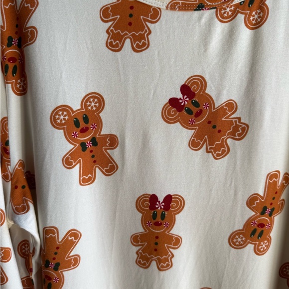 NWOT Mickey Magical Gingerbread | Women’s PJ PANTS and TOP SET SIZE LARGE - Picture 7 of 15